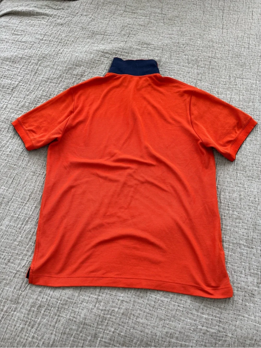Hermès Sellier Button Stretch Pique Short Sleeve Men’s Polo ~ Made in Italy